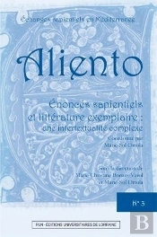 Aliento, N° 3/2013 : Enoncés Sapientiels Et Littérature Exemplaire : Une Intertextualité Complexe