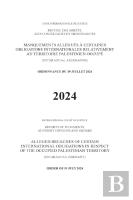 Alleged Breaches Of Certain International Obligations In Respect Of The Occupied Palestinian Territory (Nicaragua V. Germany)