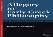 Allegory In Early Greek Philosophy