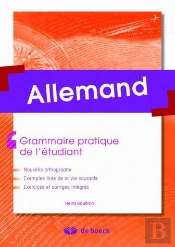 Allemand ; Grammaire Pratique Pour L'Etud Grammaire Pratique Pour L'Étudiant