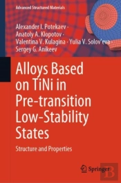 Alloys Based On Tini In Pre-Transition Low-Stability States