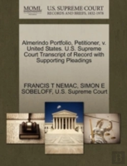Bertrand.pt - Almerindo Portfolio, Petitioner, V. United States. U.S. Supreme Court Transcript Of Record With Supporting Pleadings