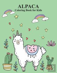 Alpaca Coloring Book For Kids