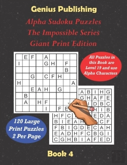 Bertrand.pt - Alpha Sudoku Puzzles - The Impossible Series - Giant Print Edition Book 4