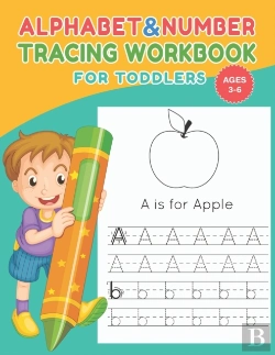 Bertrand.pt - Alphabet And Number Tracing Workbook For Toddlers For Ages 3-6