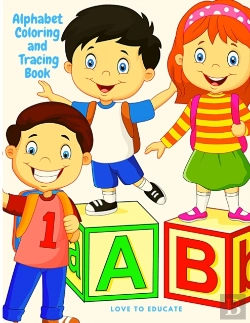 Bertrand.pt - Alphabet Coloring And Tracing Book - Educative Alphabet Handwriting Practice Workbook For Kids, Preschool Writing