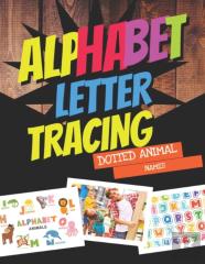 Alphabet Letter Tracing Dotted Animal Names