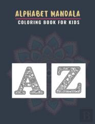 Alphabet Mandala Coloring Book For Kids