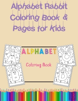 Bertrand.pt - Alphabet Rabbit Coloring Book & Pages For Kids