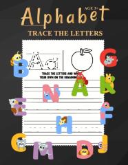 Alphabet Trace The Letters Ages 3+
