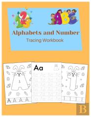 Alphabets And Number Tracing Workbook