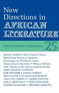 Alt 25 New Directions In African Literature