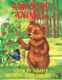 Bertrand.pt - Amazing Animal Color By Number Coloring Book For Adults