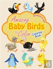 Amazing Baby Birds To Color Coloring Book
