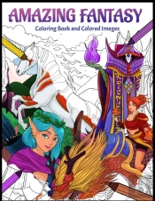 Amazing Fantasy Coloring Book And Colored Images