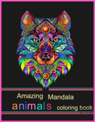 Amazing Mandala Animals Coloring Book