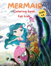 Amazing Mermaid Coloring Book For Kids A