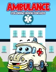 Ambulance Coloring Book For Kids