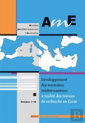 Ame (Annales Mediterraneennes D'Economie) N 5 : Developpement Des Territoires Mediterraneens