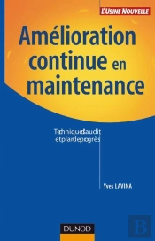 Amélioration Continue En Maintenance - Techniques D'Audit Et Plan De Progrès : Techniques D'Audit Et Plan De Progrès