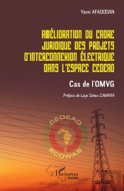 Amélioration Du Cadre Juridique Des Projets D'Interconnexion Électrique Dans L'Espace Cedeao : Cas De L'Omvg