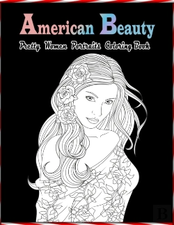 Bertrand.pt - American Beauty Pretty Women Portraits Coloring Book