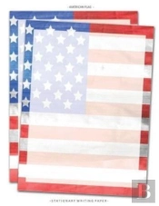 American Flag Stationary Writing Paper