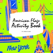 American Flags Of The World Coloring Book For Children (8.5x8.5 Coloring Book / Activity Book)