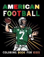 American Football Coloring Book For Kids