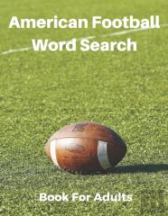 American Football Word Search Book For Adults