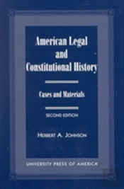 American Legal And Constitutional History