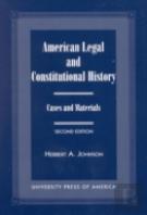 American Legal And Constitutional History