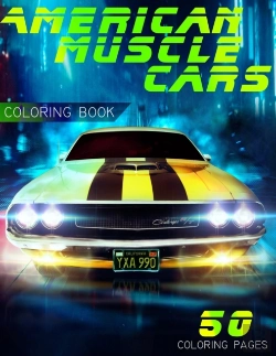 Bertrand.pt - American Muscle Cars Coloring Book