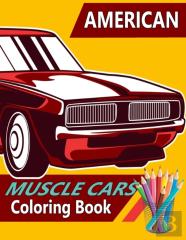 American Muscle Cars Coloring Book