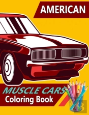 American Muscle Cars Coloring Book