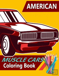 Bertrand.pt - American Muscle Cars Coloring Book