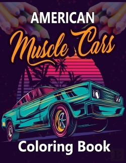 Bertrand.pt - American Muscle Cars Coloring Book