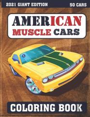 American Muscle Cars Coloring Book