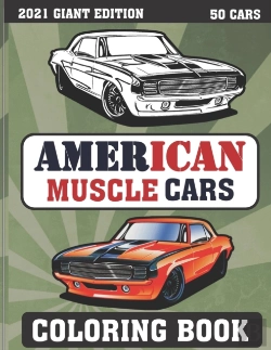 Bertrand.pt - American Muscle Cars Coloring Book