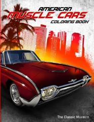 American Muscle Cars Coloring Book
