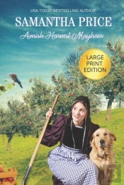 Amish Harvest Mayhem Large Print