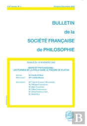 Amitié Et Psychagogie : Les Formes De La Philia Dans Le Phèdre De Platon