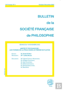 Bertrand.pt - Amitié Et Psychagogie : Les Formes De La Philia Dans Le Phèdre De Platon