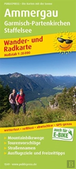 Bertrand.pt - Ammergau, Hiking And Cycling Map 1:35,000