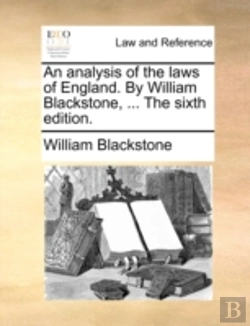Bertrand.pt - An Analysis Of The Laws Of England. By W