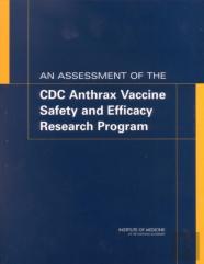 An Assessment Of The Cdc Anthrax Vaccine Safety And Efficacy Research Program
