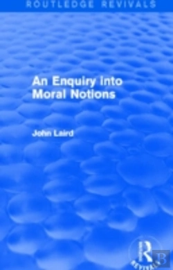 Bertrand.pt - An Enquiry Into Moral Notions (Routledge Revivals)