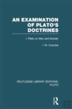 Bertrand.pt - An Examination Of Plato'S Doctrines (Rle: Plato)