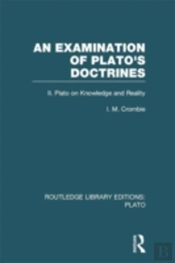 Bertrand.pt - An Examination Of Plato'S Doctrines Vol 2 (Rle: Plato)