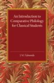 An Introduction To Comparative Philology For Classical Students